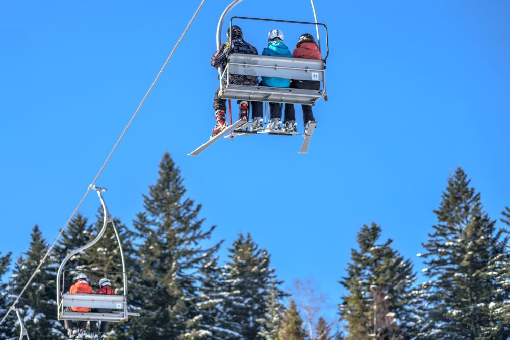 ski lift slopes